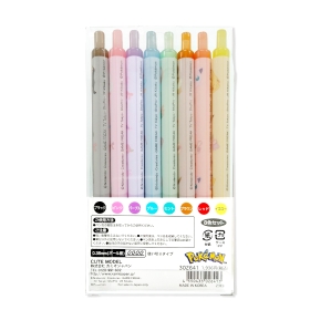 ノック式ゲルペン8色セット