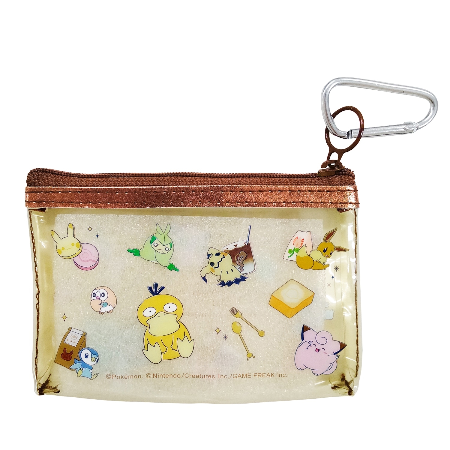 カラビナ付ミニポーチ／ENJOY　TEA　TIME