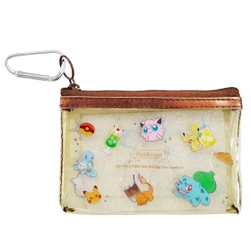 カラビナ付ミニポーチ／ENJOY　TEA　TIME