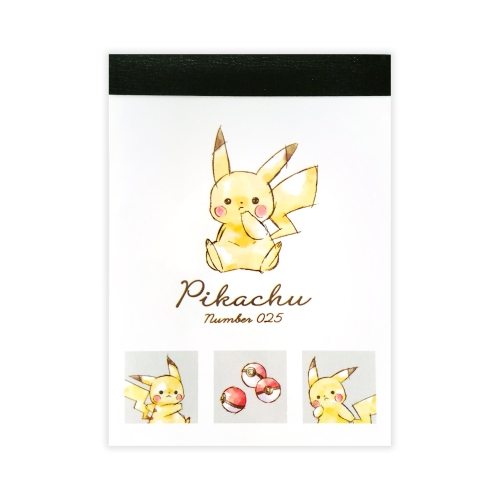ミニメモ「Pikachu number025」ピカチュウ コマワリ ｜【公式