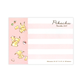 ミニメモ「Pikachu number025」ピカチュウ チラシ