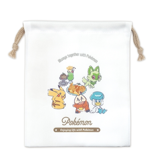マチ付き巾着／ポケモンといっしょ 