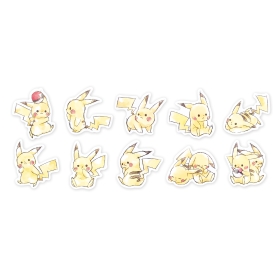 缶ケースシール／ピカチュウ