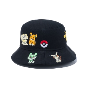 NEW ERA Youth Bucket01 ALLOVER BLK ML