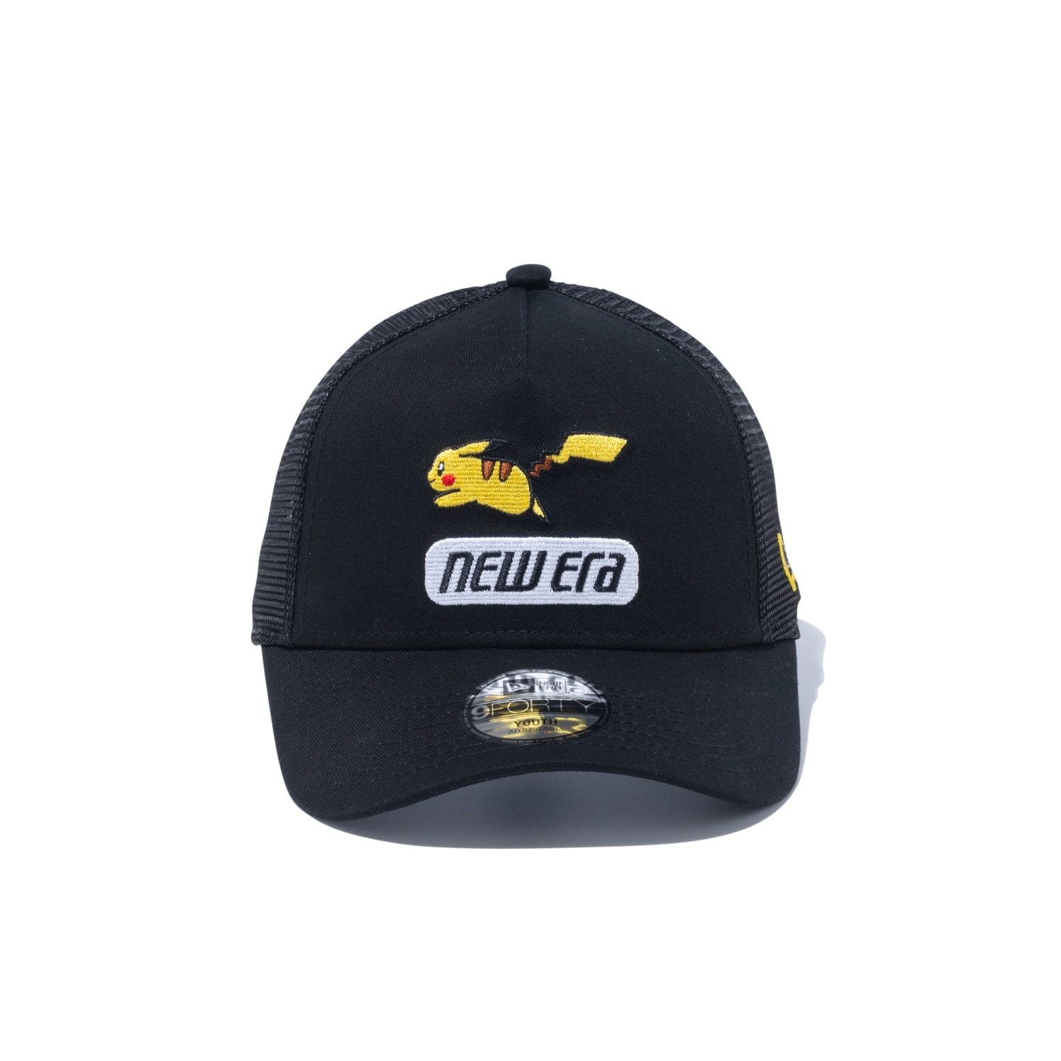 NEW ERA　Youth 9FORTY A-Frame Trucker PIKA BLK