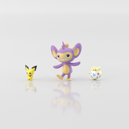 ポケモンスケールワールド　ジョウト地方　10　ピチュー＆トゲピー＆エイパム