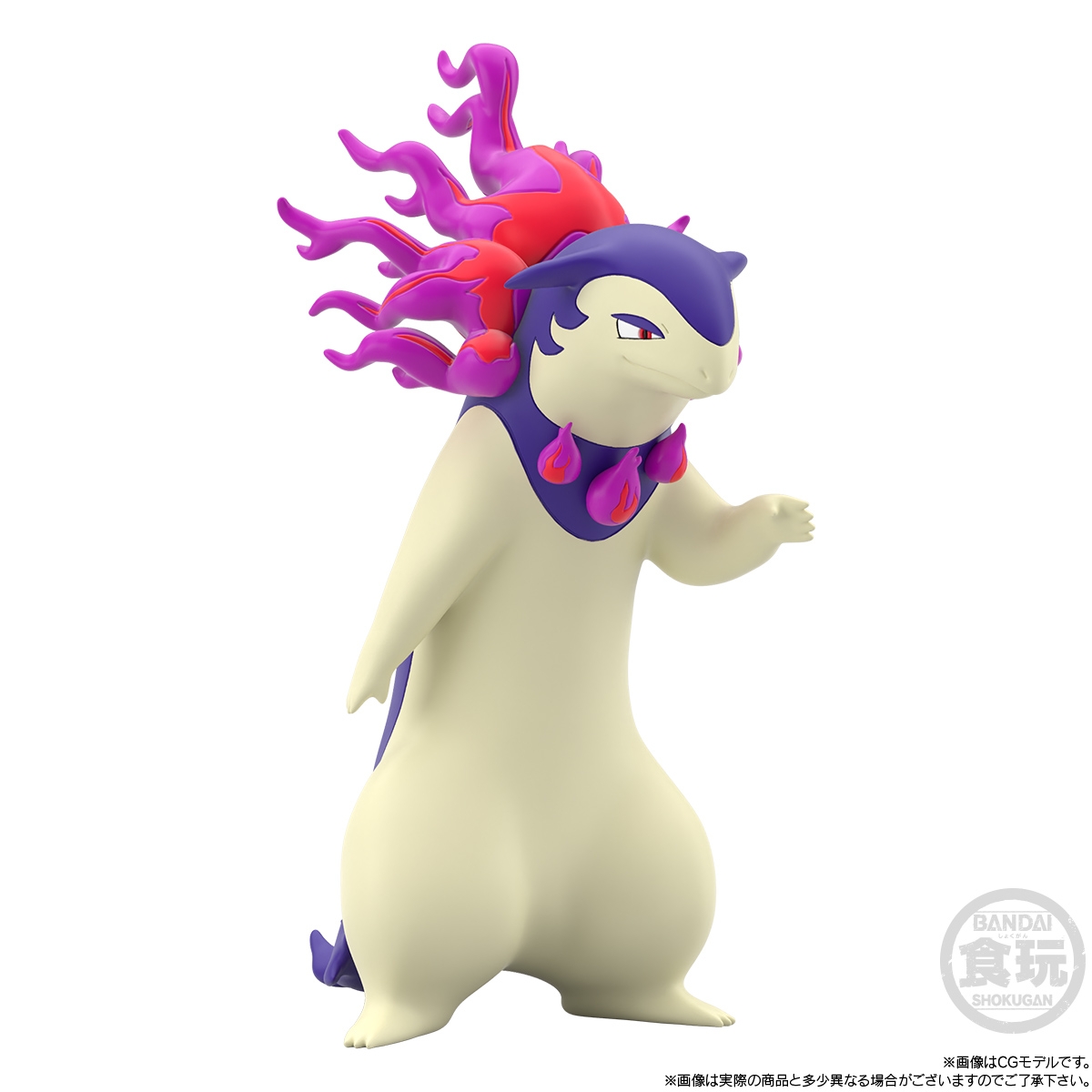 ポケモンスケールワールド　ヒスイ地方　テル＆バクフーン（ヒスイのすがた）＆ダイケンキ（ヒスイのすがた）＆ジュナイパー（ヒスイのすがた）