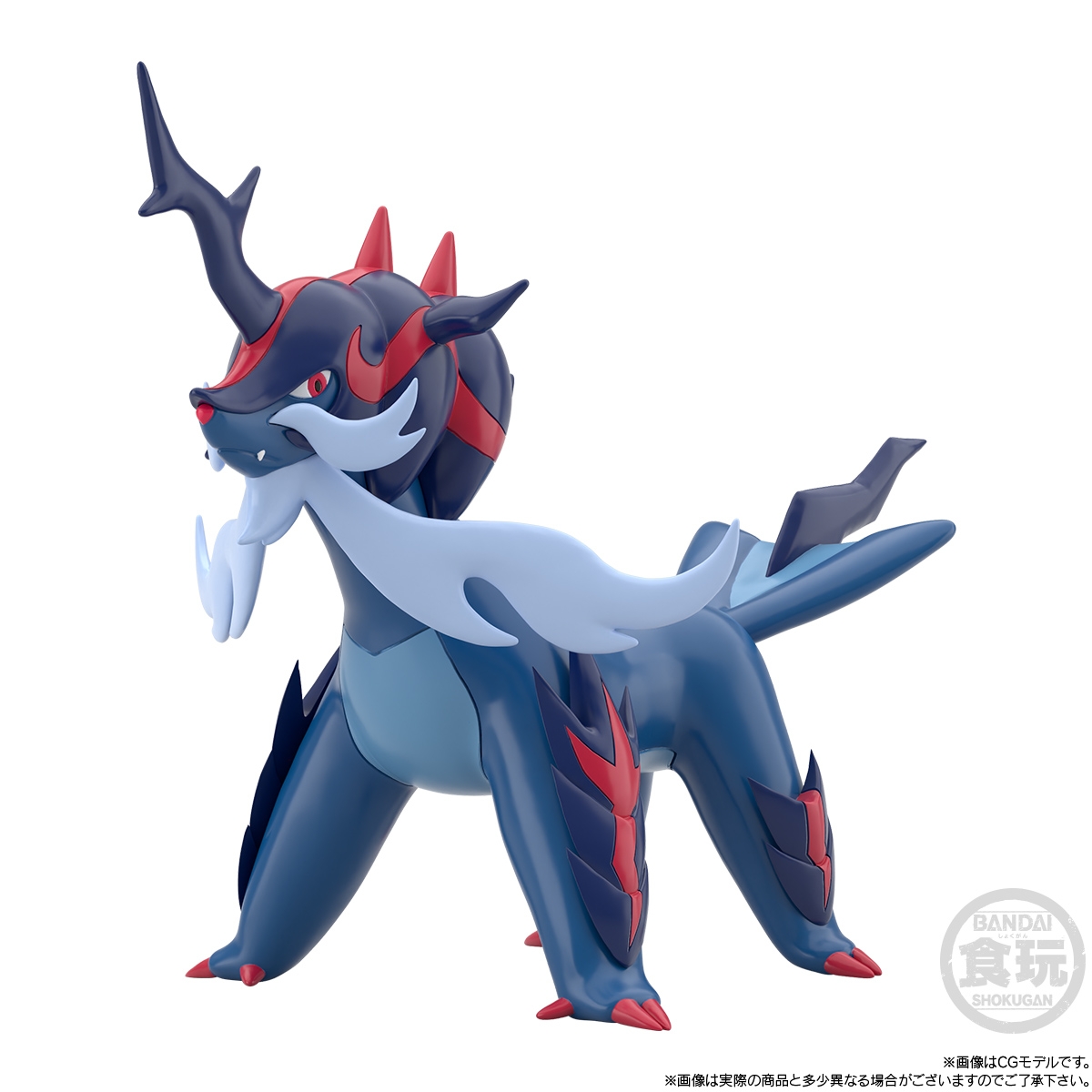 ポケモンスケールワールド　ヒスイ地方　テル＆バクフーン（ヒスイのすがた）＆ダイケンキ（ヒスイのすがた）＆ジュナイパー（ヒスイのすがた）