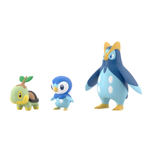 ポケモンスケールワールド　シンオウ地方　19　ナエトル＆ポッチャマ＆ポッタイシ
