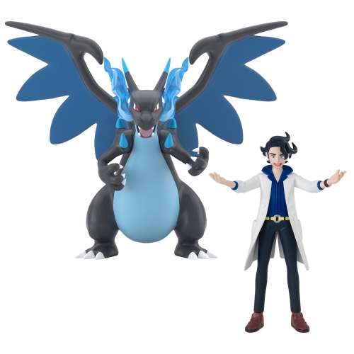 ポケモンスケールワールド　カロス地方　プラターヌ&メガリザードンＸ