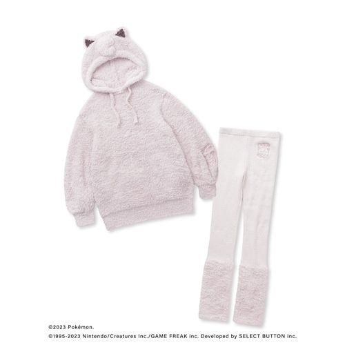 【新品・未使用】ジェラピケ ポケモン プリン フーディ&レッグウォーマーセット gelato pique】ジェラート プリンフーディ＆レッグウォーマー