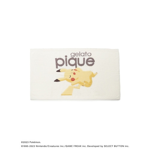 【gelato pique】ベビモコジャガードブランケット　アイボリー