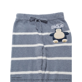 【gelato pique】【メンズ】ベビモコジャガードプルオーバー＆ロングパンツセット　ネイビー　M/L