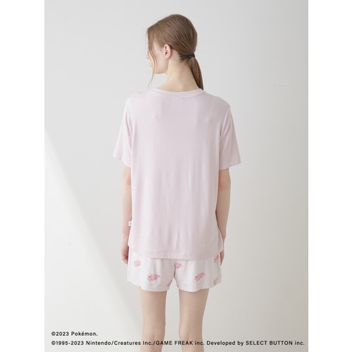 gelato pique】接触冷感プリントTシャツ＆ショートパンツセット