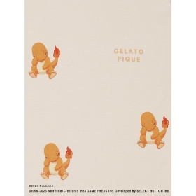 【gelato pique】接触冷感プリントTシャツ&ショートパンツセット オレンジ