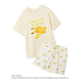 gelato pique】接触冷感プリントTシャツ＆ショートパンツセット