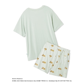 【gelato pique】接触冷感プリントTシャツ&ショートパンツセット ミント