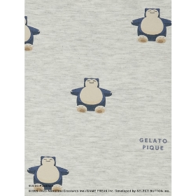 【gelato pique】接触冷感プリントTシャツ＆ショートパンツセット　ネイビー
