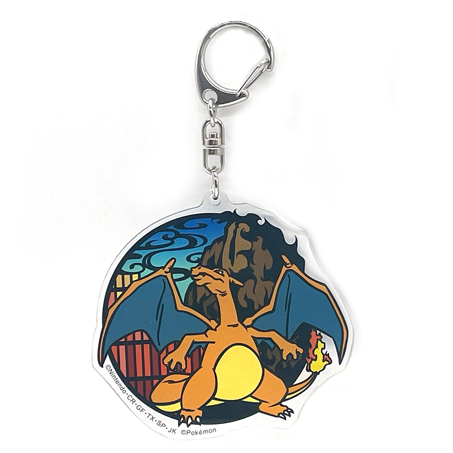 切り絵シリーズ　アクリルキーホルダー　リザードン