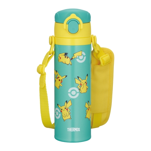 【サーモス】真空断熱キッズケータイマグ500ML／グリーンイエロー