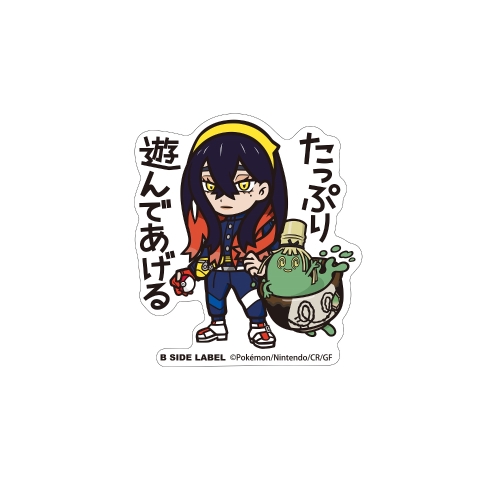 B-SIDE LABELポケモンステッカー　ゼイユ＆ヤバソチャ