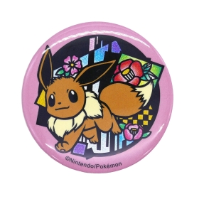 切り絵シリーズ キラキラ缶バッジ イーブイ ｜【公式】ポケモン