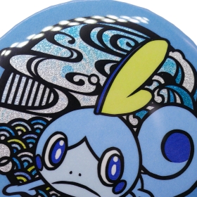 切り絵シリーズ キラキラ缶バッジ メッソン ｜【公式】ポケモン