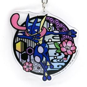 切り絵シリーズ アクリルキーホルダー ゲッコウガ