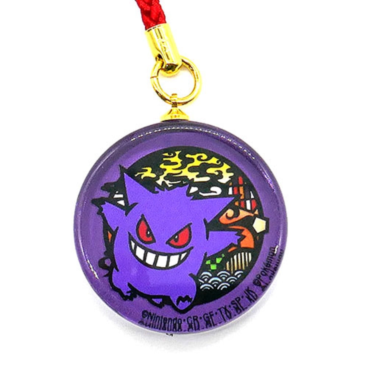 切り絵シリーズ　ガラス根付　ゲンガー