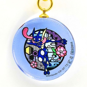 切り絵シリーズ ガラス根付 ゲッコウガ