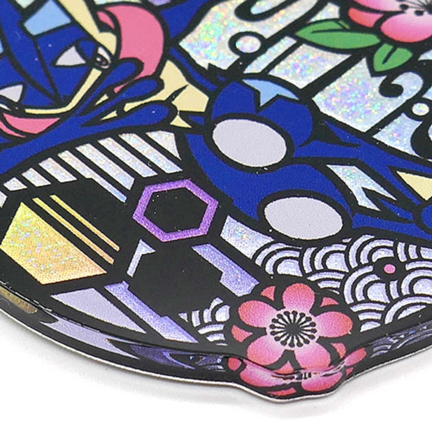 切り絵シリーズ　グリッターキーホルダー　ゲッコウガ