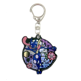 切り絵シリーズ グリッターキーホルダー ゲッコウガ