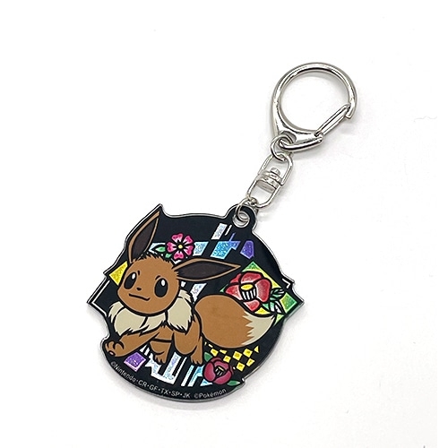 切り絵シリーズ　グリッターキーホルダー　イーブイB