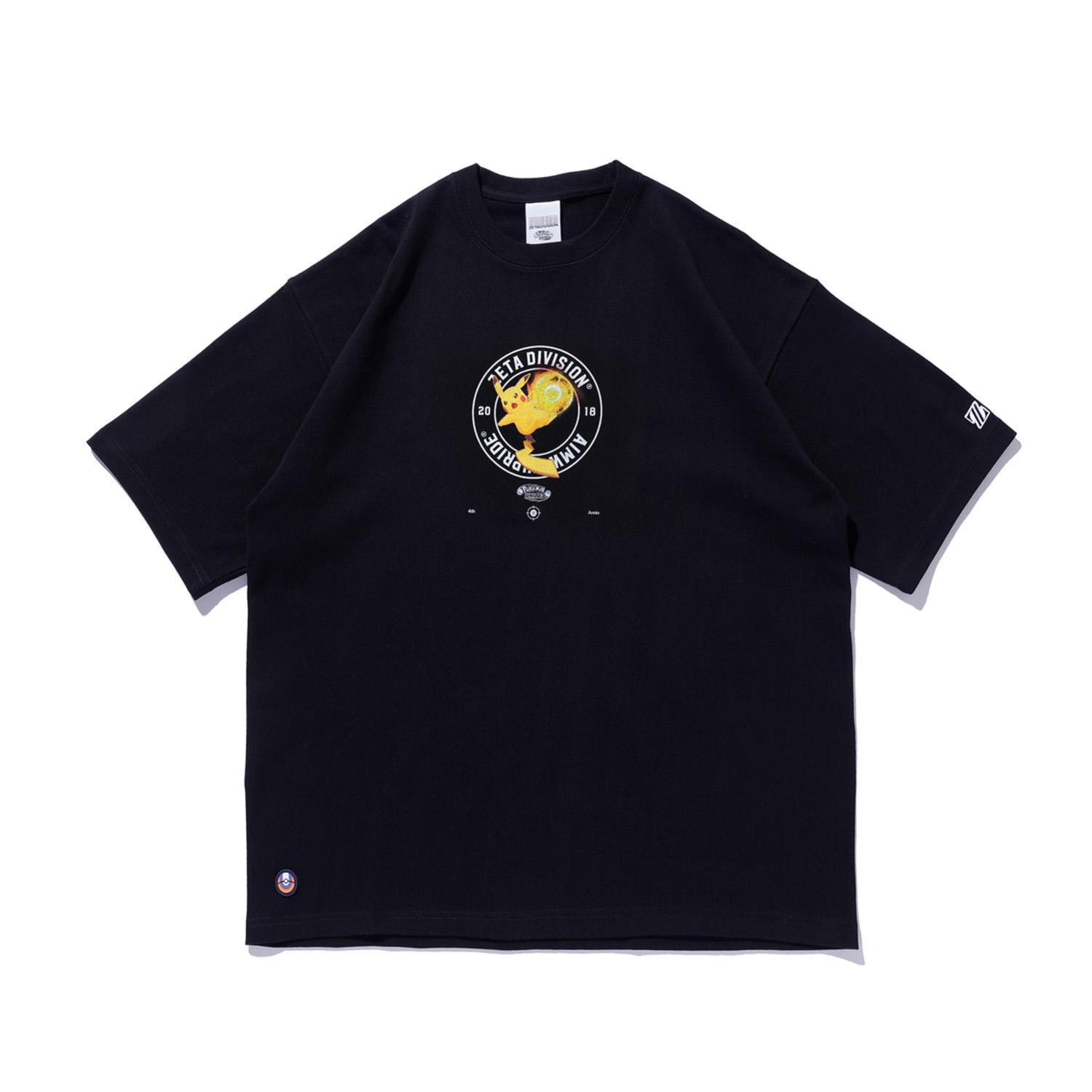 Pokémon UNITE × ZETA DIVISION TEE Pikachu / BLACK L ｜【公式