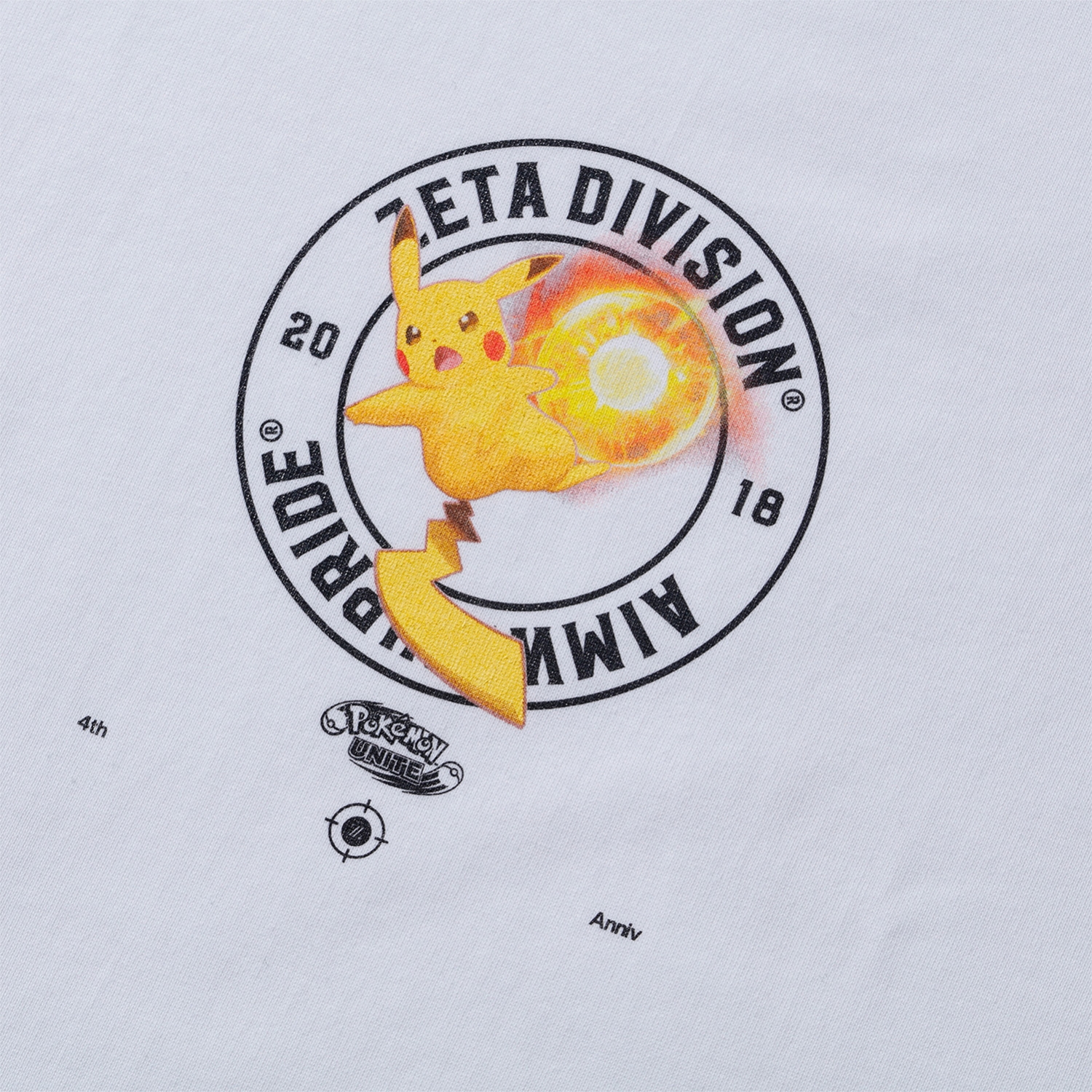 ピカチュ Pokémon UNITE Tシャツ Mサイズ Pokémon UNITE × ZETA DIVISION TEE Pikachu / WHITE M |【公式
