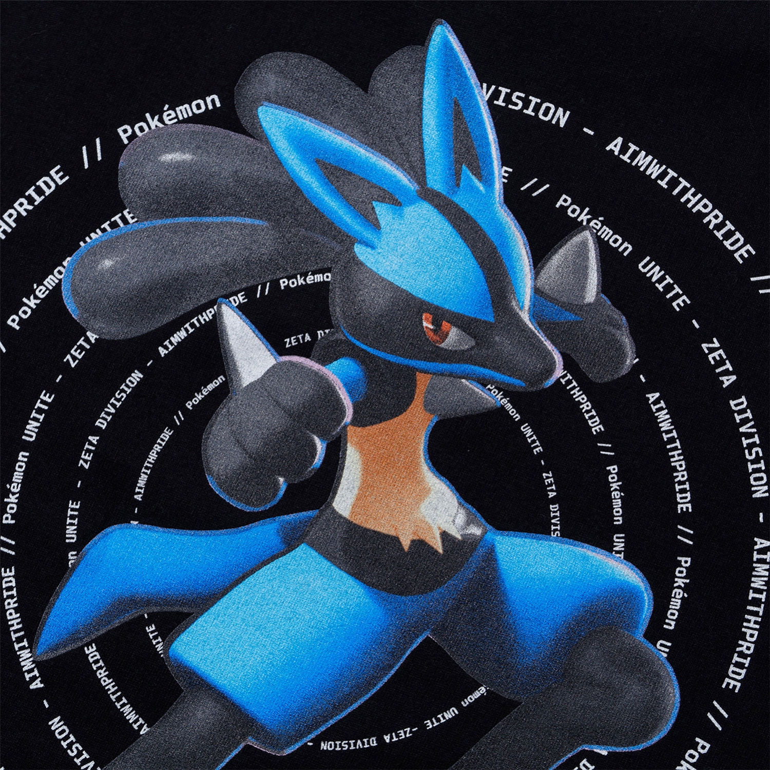 Pokémon UNITE × ZETA DIVISION TEE Lucario M ｜【公式