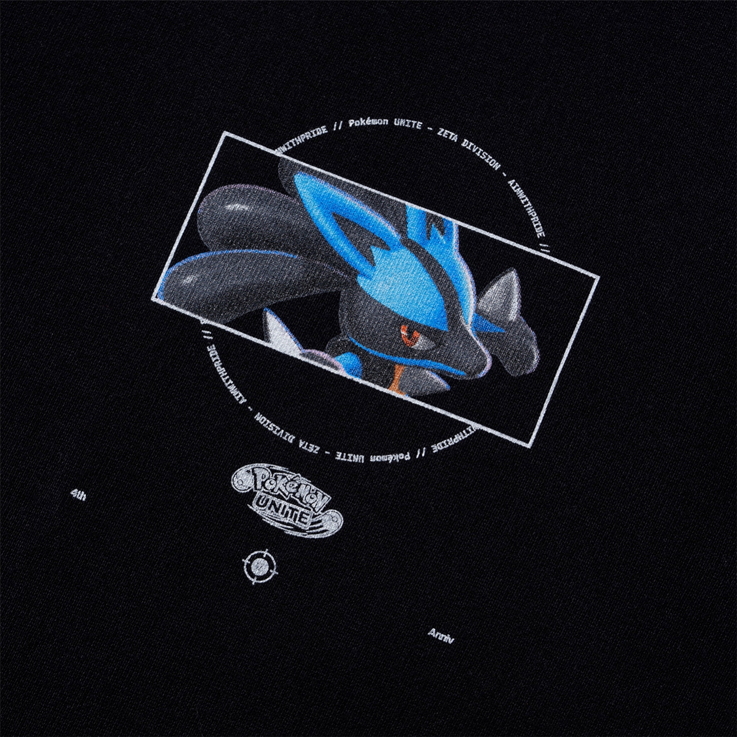 Pokémon UNITE × ZETA DIVISION TEE Lucario M ｜【公式