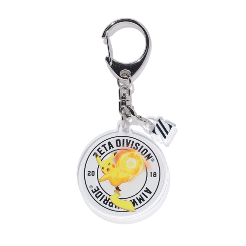 Pokémon UNITE × ZETA DIVISION ACRYLIC KEY CHAIN Pikachu / WHITE
