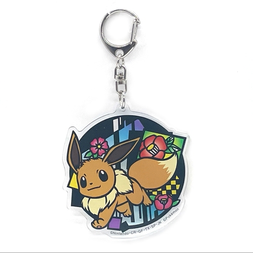 切り絵シリーズ　アクリルキーホルダー　イーブイ２