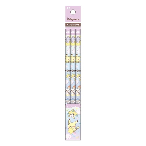 えんぴつセット　ポケピース　スターリーナイトシリーズ