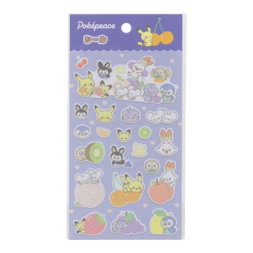 シール　ポケピース　フルーツシリーズ