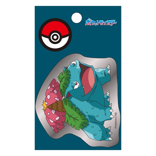 銀ステッカー　フシギバナ