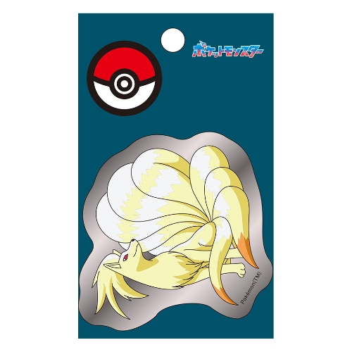 銀ステッカー　キュウコン