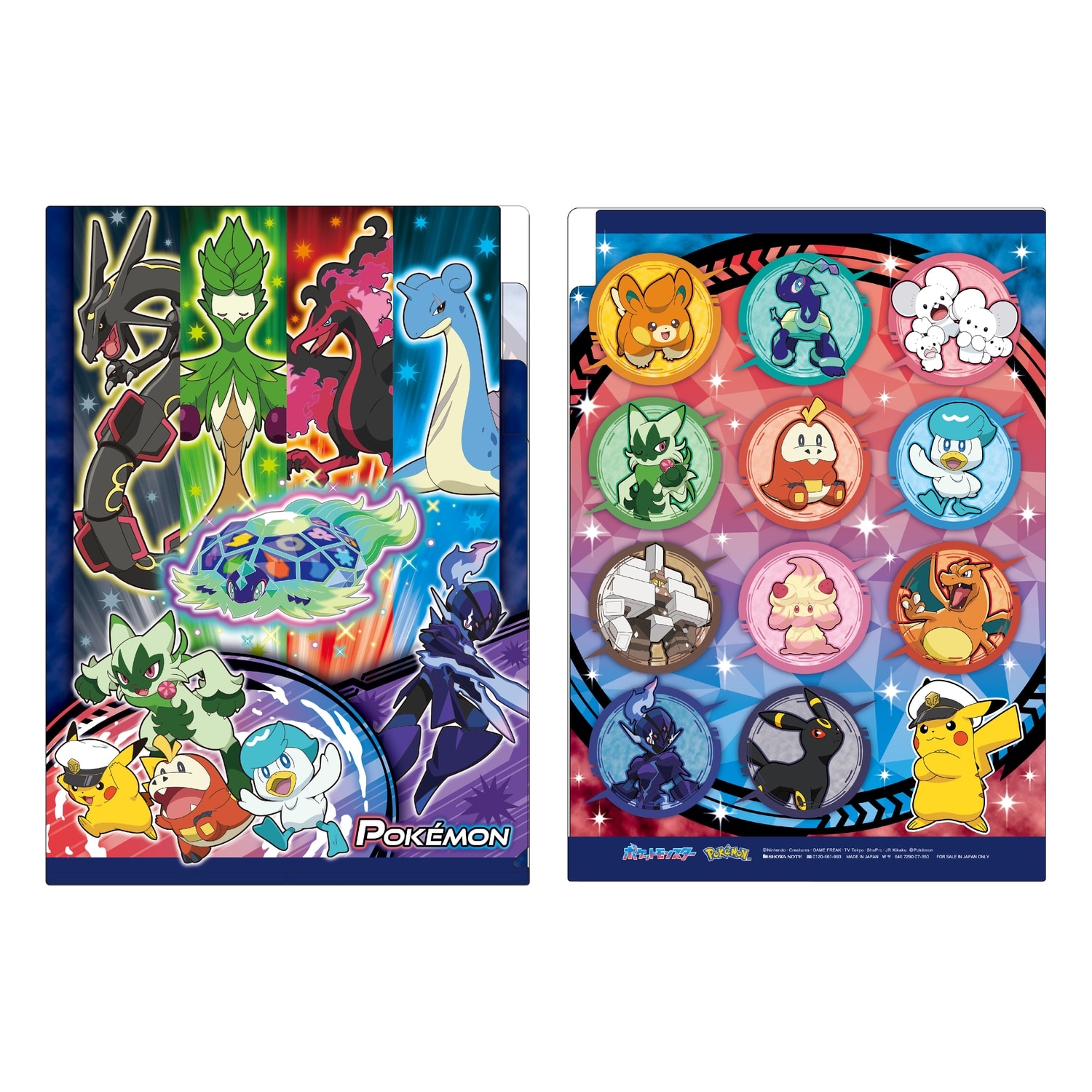 3ポケットクリアファイル　六英雄シリーズ
