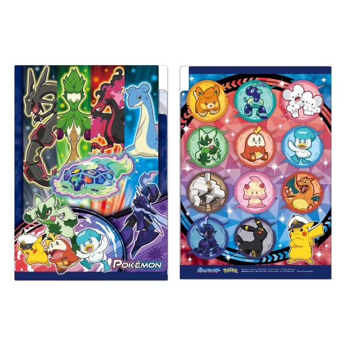 3ポケットクリアファイル　六英雄シリーズ