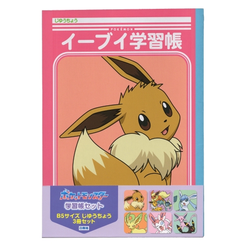 学習帳セット　B5サイズ　じゆうちょう3冊セットB