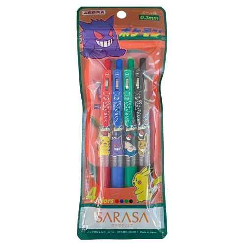 ポケモン　サラサクリップ ボールペン 10本セット Amazon | ポケットモンスター サラサクリップ4色セット 0.5mm A
