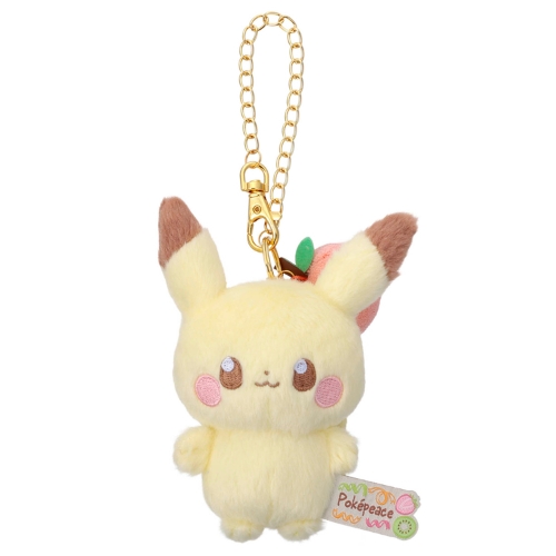 ポケピース／ぬいぐるみチェーン付マスコット（カラフルVer.）／ピカチュウ