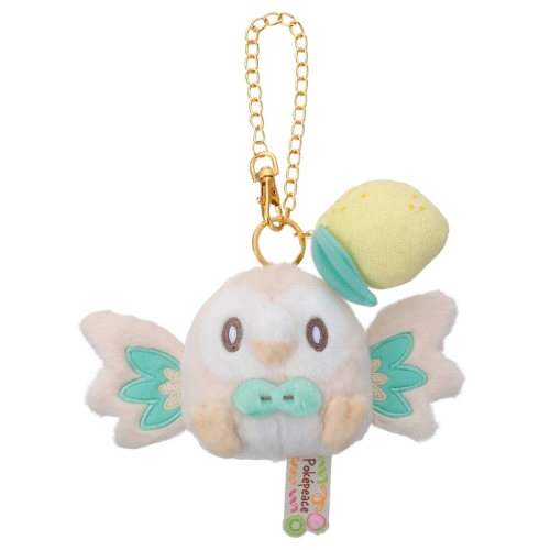 ポケピース／ぬいぐるみチェーン付マスコット（カラフルVer.）／モクロー
