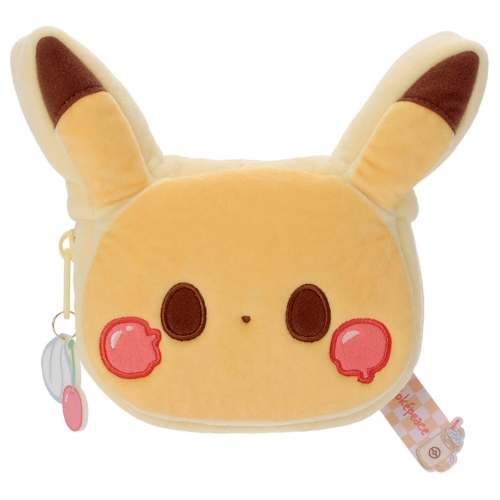 ポケピース／ぬいぐるみポーチ（パンケーキ風）／ピカチュウ